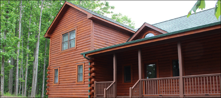 Log Home Staining in Clay County,  North Carolina