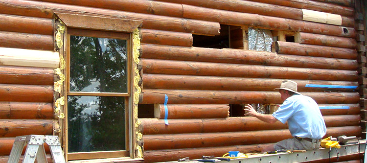 Log Home Repair Warne,  North Carolina