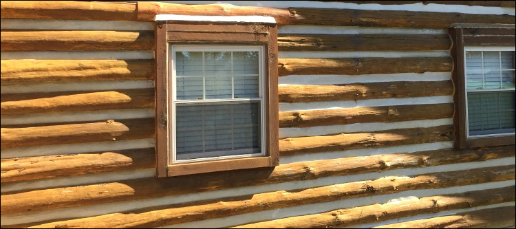 Log Home Whole Log Replacement  Clay County,  North Carolina